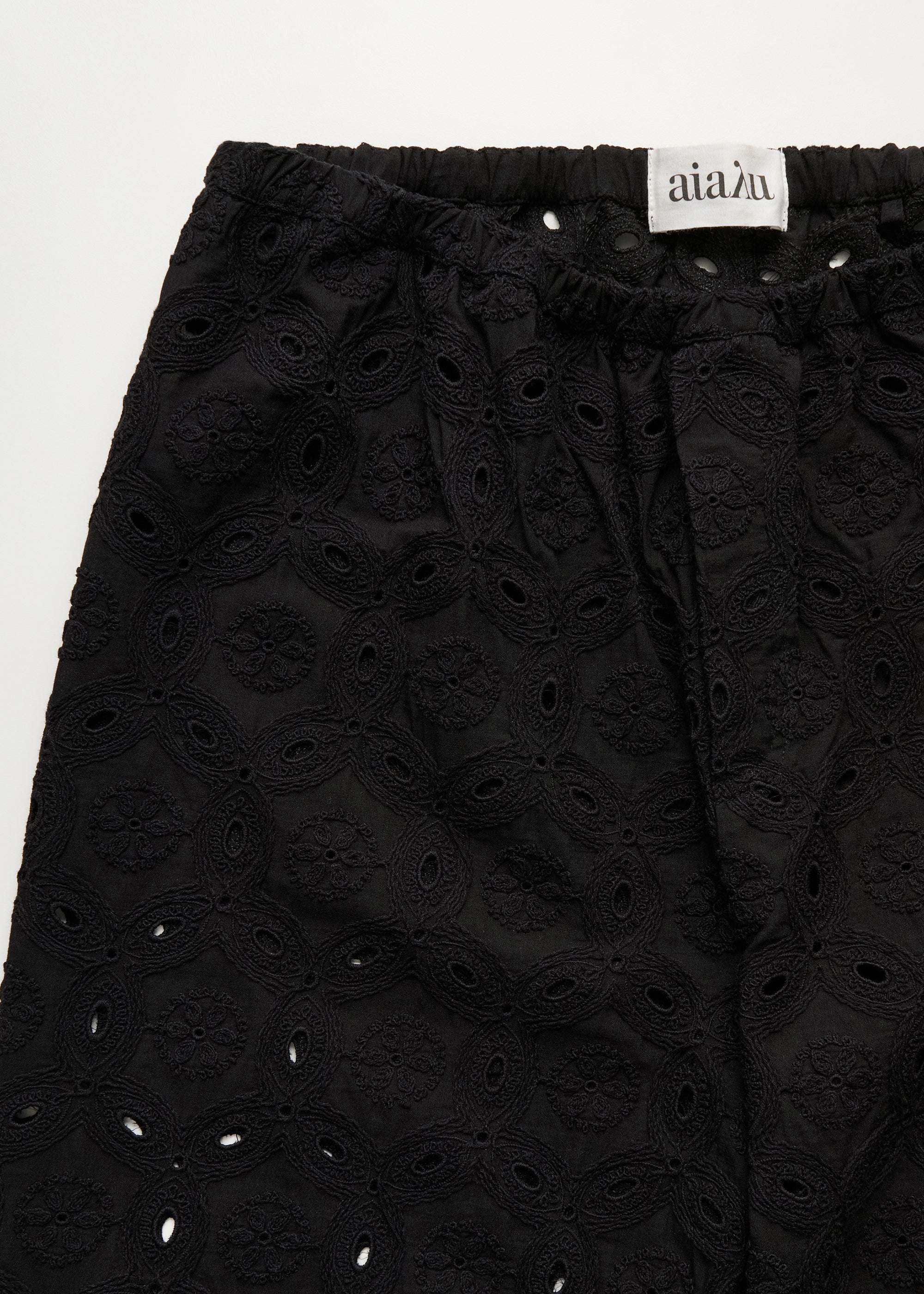 Ava pant embroidery | Black - Image 4