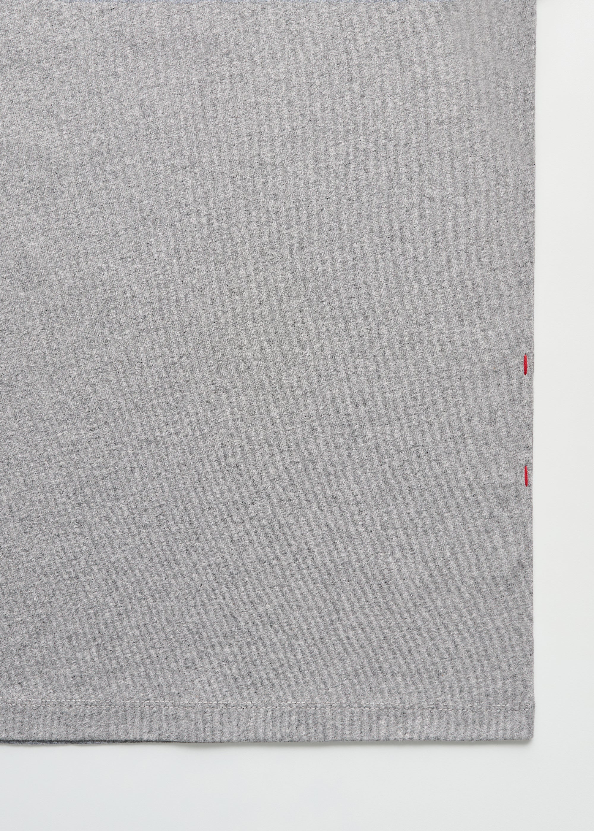 Classic circular tee melange | Grey Melange - Image 3