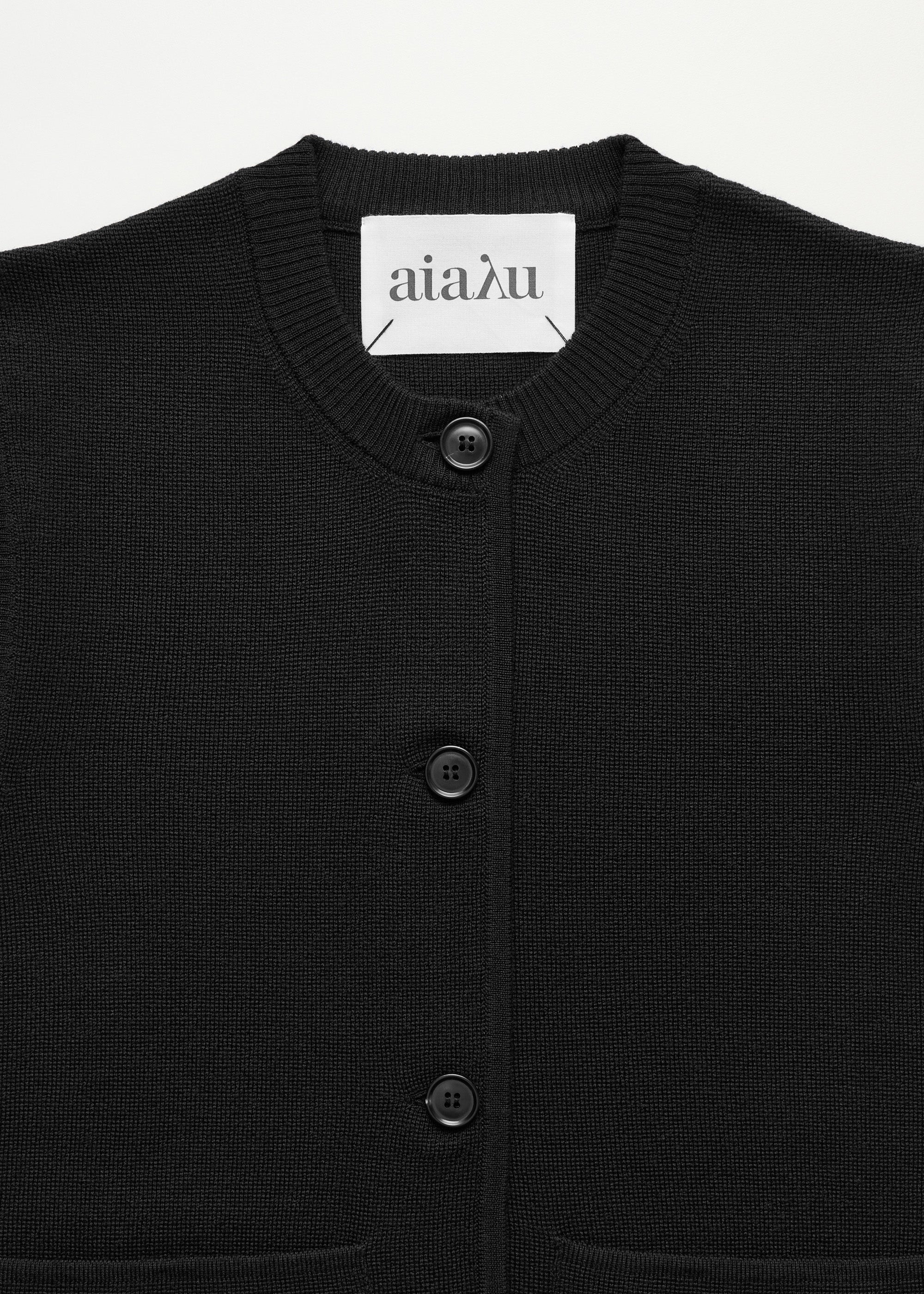 Elva vest – pure merino wool | Black - Image 4