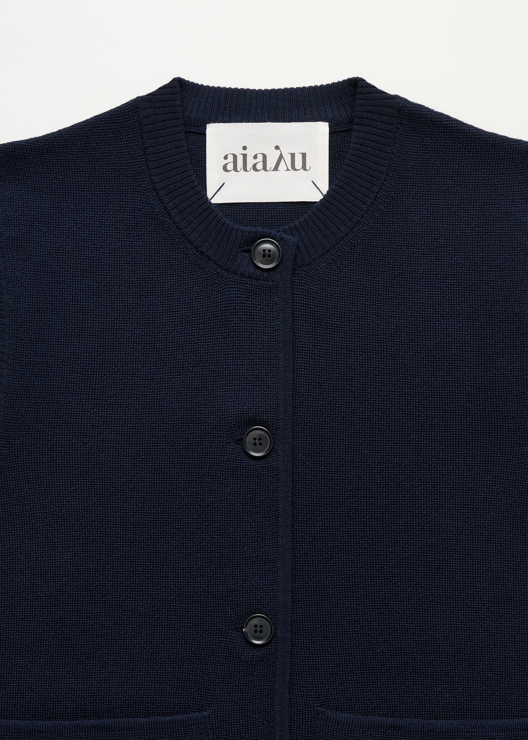 Elva vest – pure merino wool | Navy - Image 5