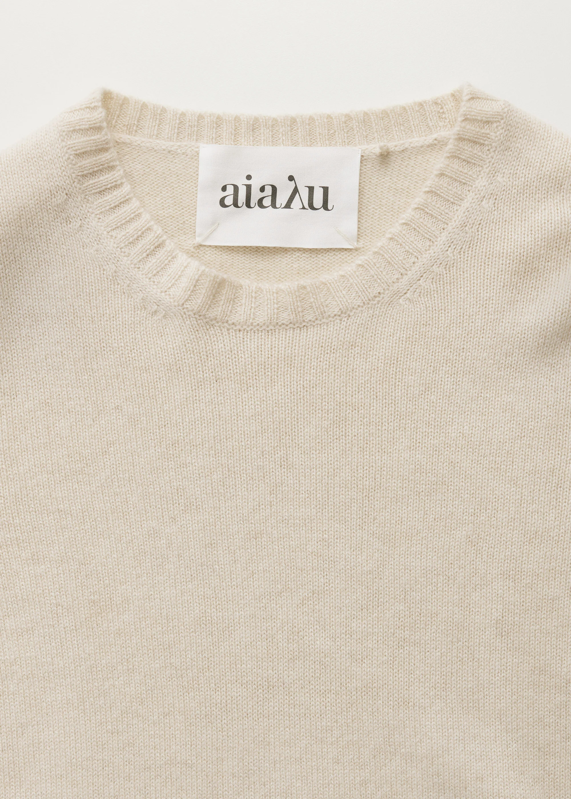 Inga sweater – pure cashmere | Pure Ecru - Image 4