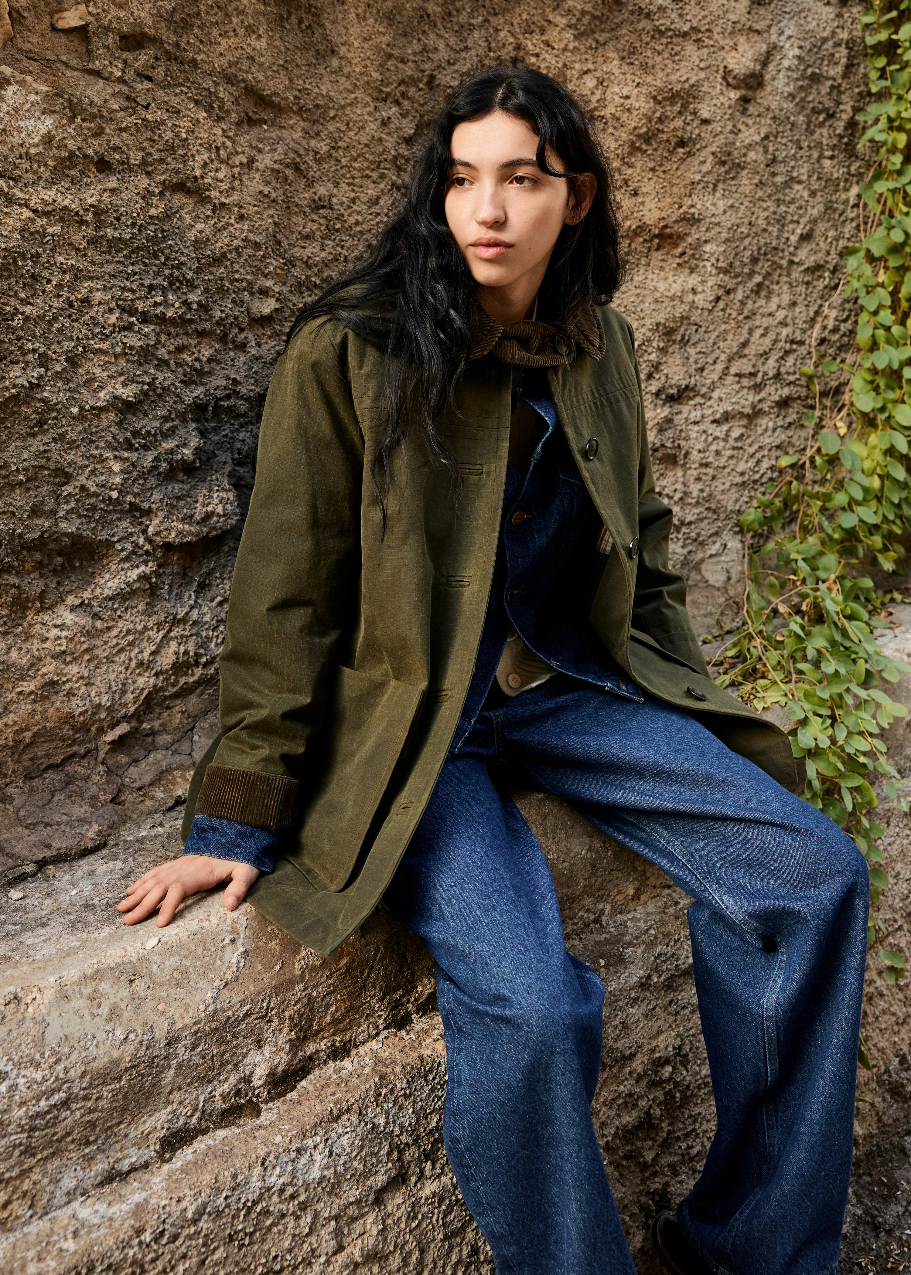 Jamie jacket – ripstop oilskin | Archive Olive - Image 4