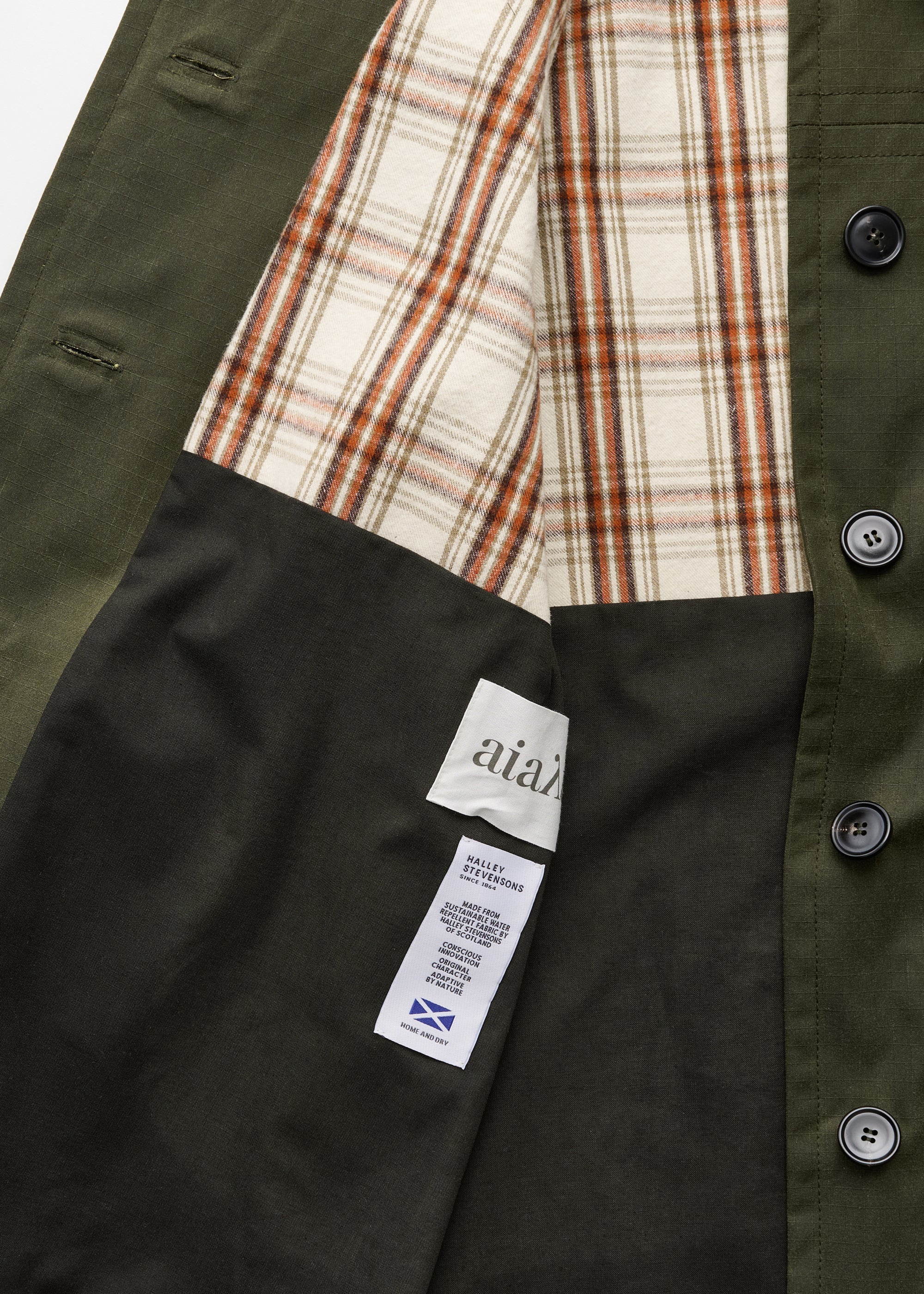 Jamie jacket – ripstop oilskin | Archive Olive - Image 8