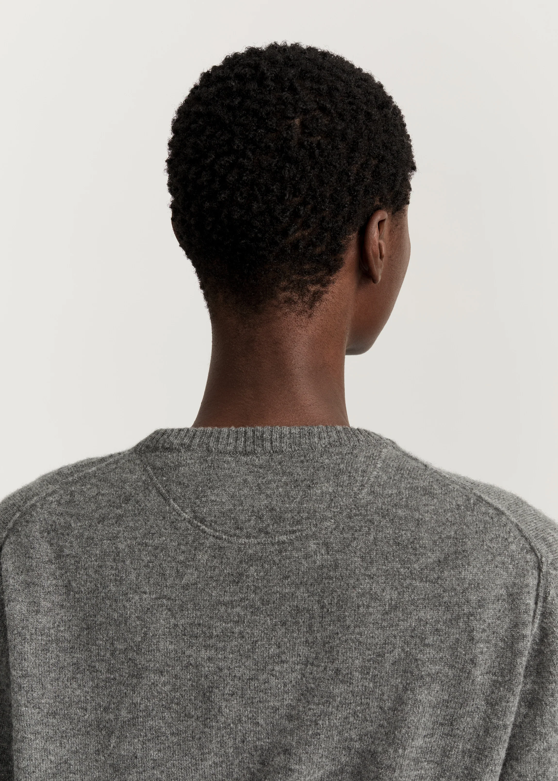 Leonardo sweater – pure cashmere | Stormy - Image 6