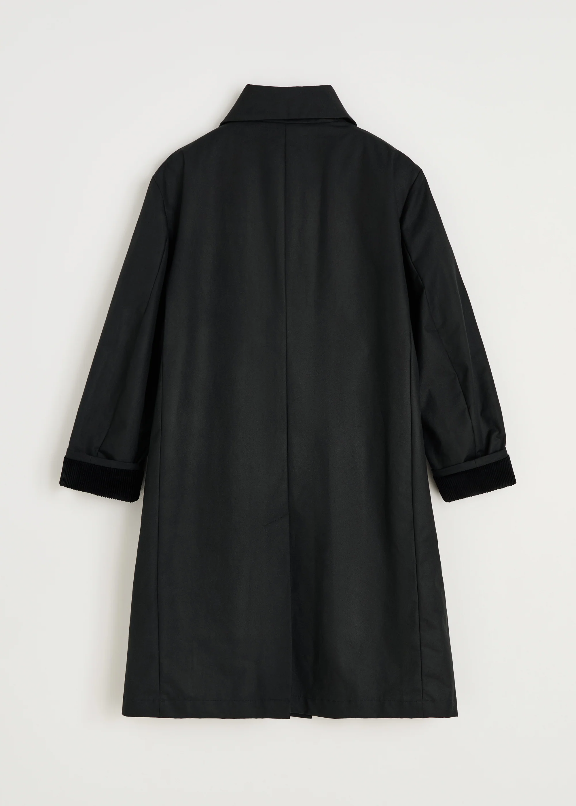 Noor coat – oilskin | Black - Image 4