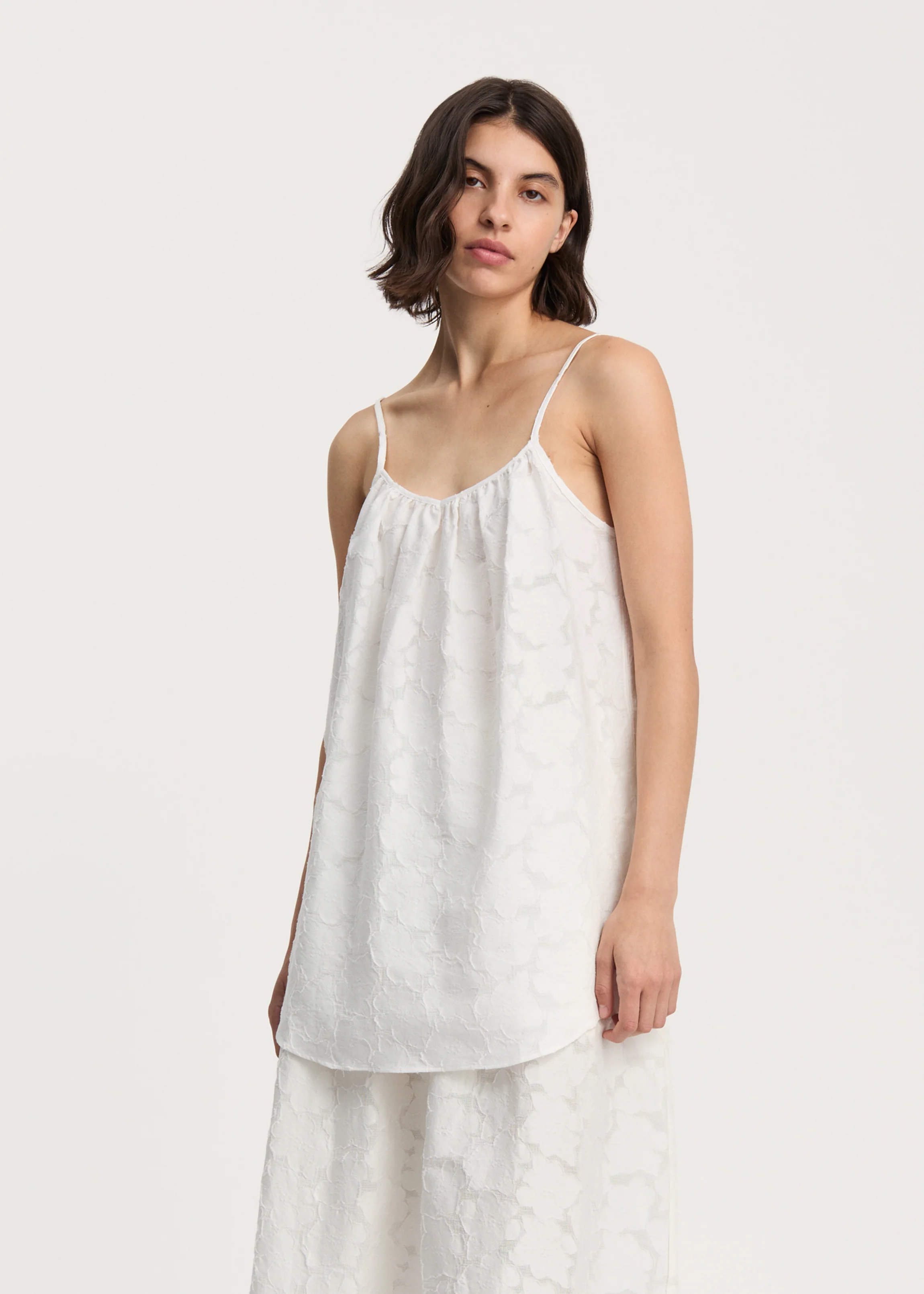 Strap top laceflower | White - Image 6